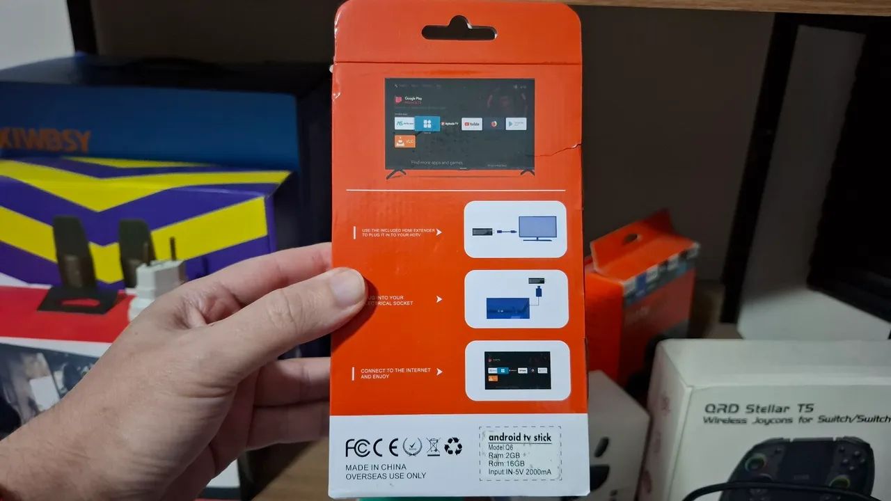 Q6 TV Stick 4k Ultra Google assistante Android 10. - Foto 2