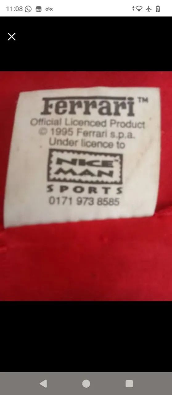 Bandeira original Ferrari 1995 - Foto 3