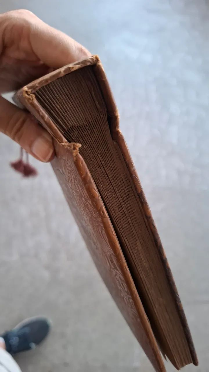 Album antigo com capa de couro estilo crccodilo - Foto 3