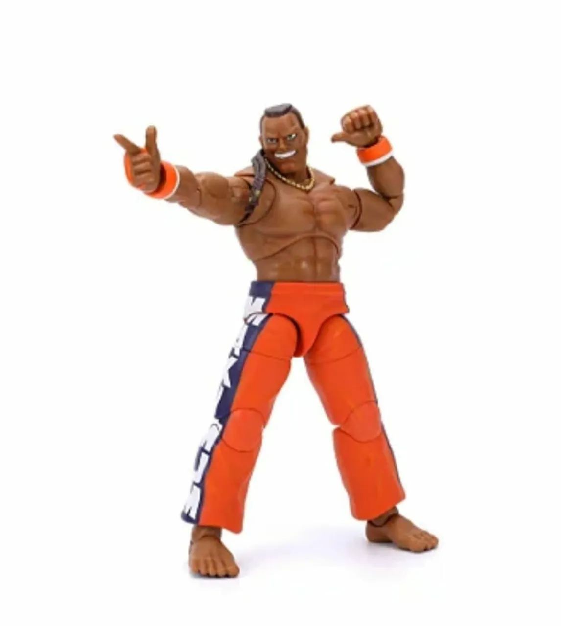 Action Figure Boneco Dee Jay Street Fighter II Ultra 18 Cm Articulado Jada Toys Lacrado - Foto 3
