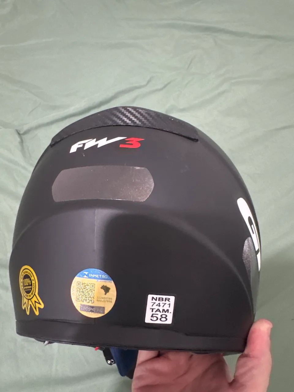 Capacete NOVO 58 - NEGOCIÁVEL  - Foto 3