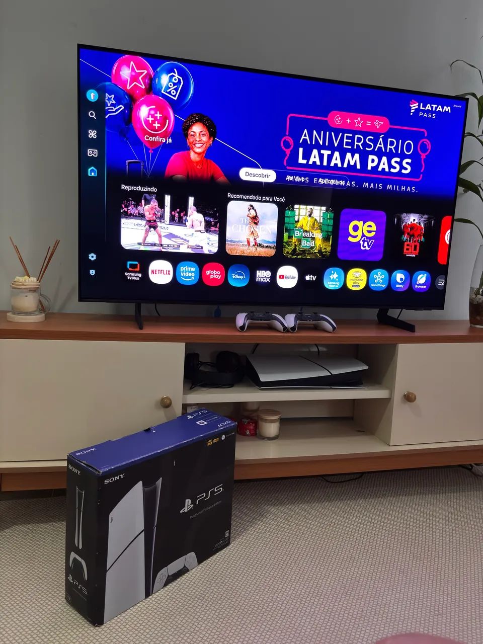 Vendo televisão Samsung Oled + PS5 slim 
