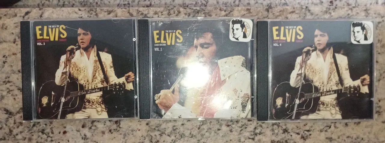 Kit 3 cds Elvis Presley - The Best vols 1, 3 e 4