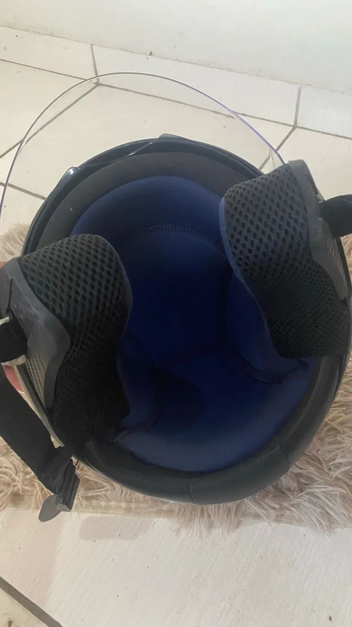 CAPACETE FW3 ABERTO COM ÓCULOS  - Foto 5