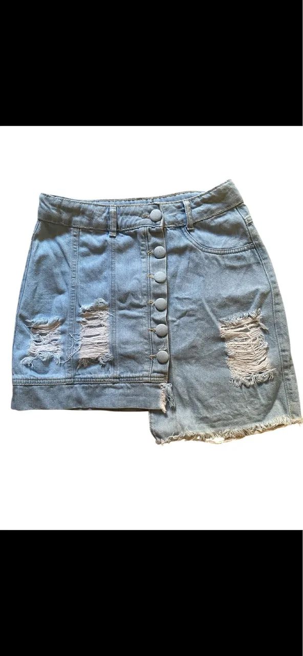 Saia jeans 