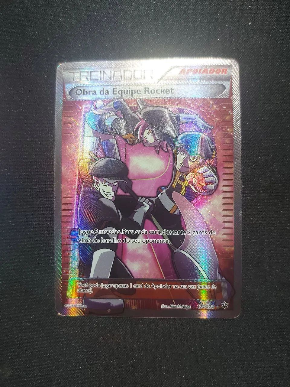 Skyla e Obra da Equipe Rocket cartas pokémon originais Copag - Foto 5