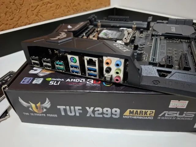 Pc gamer kit Placa mae asus TUF x299 processador i7 7800x lga 2066