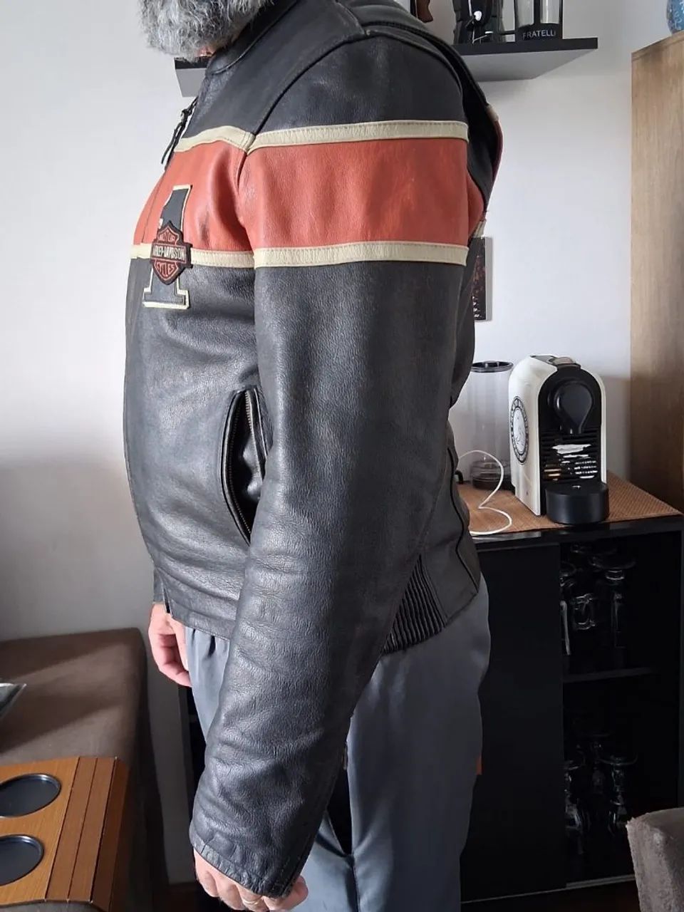 Jaqueta de couro harley davidson - Foto 3
