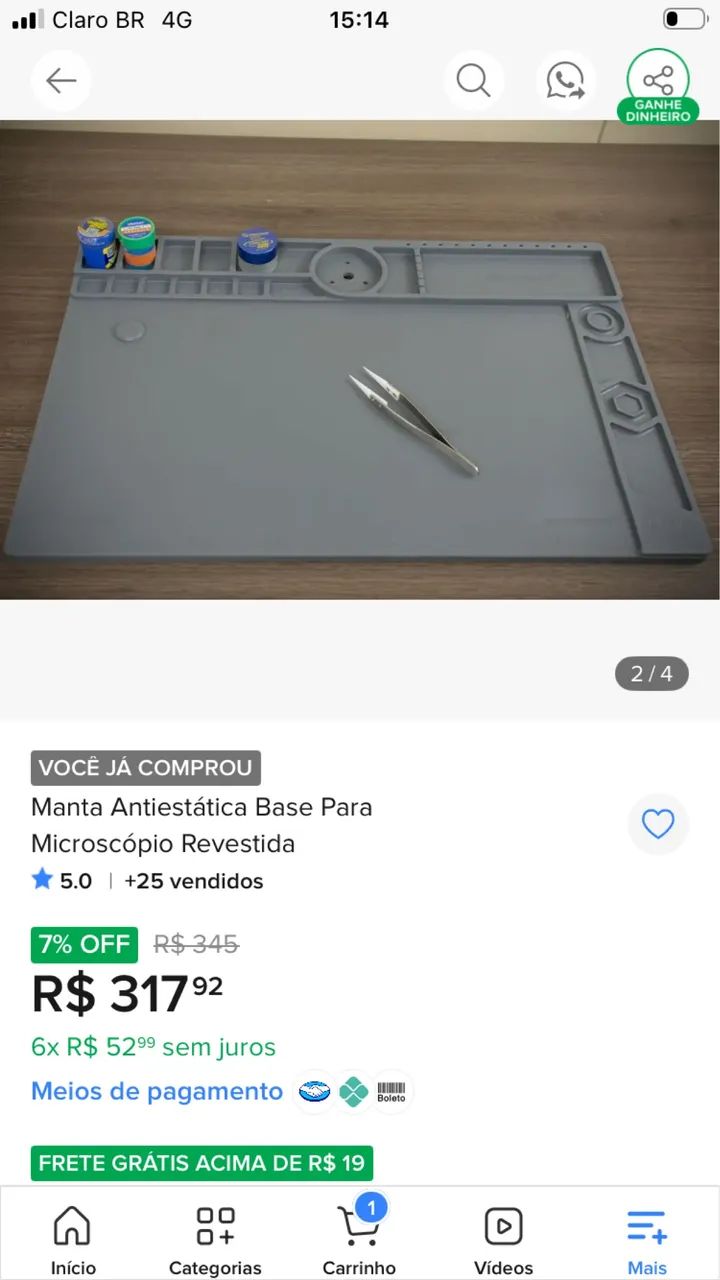 Base profissional para microscópio  - Foto 4