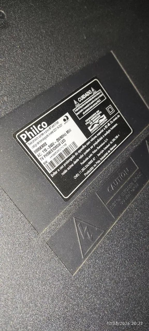 Torro Tv 58 polegadas philco nao é smart - Foto 3