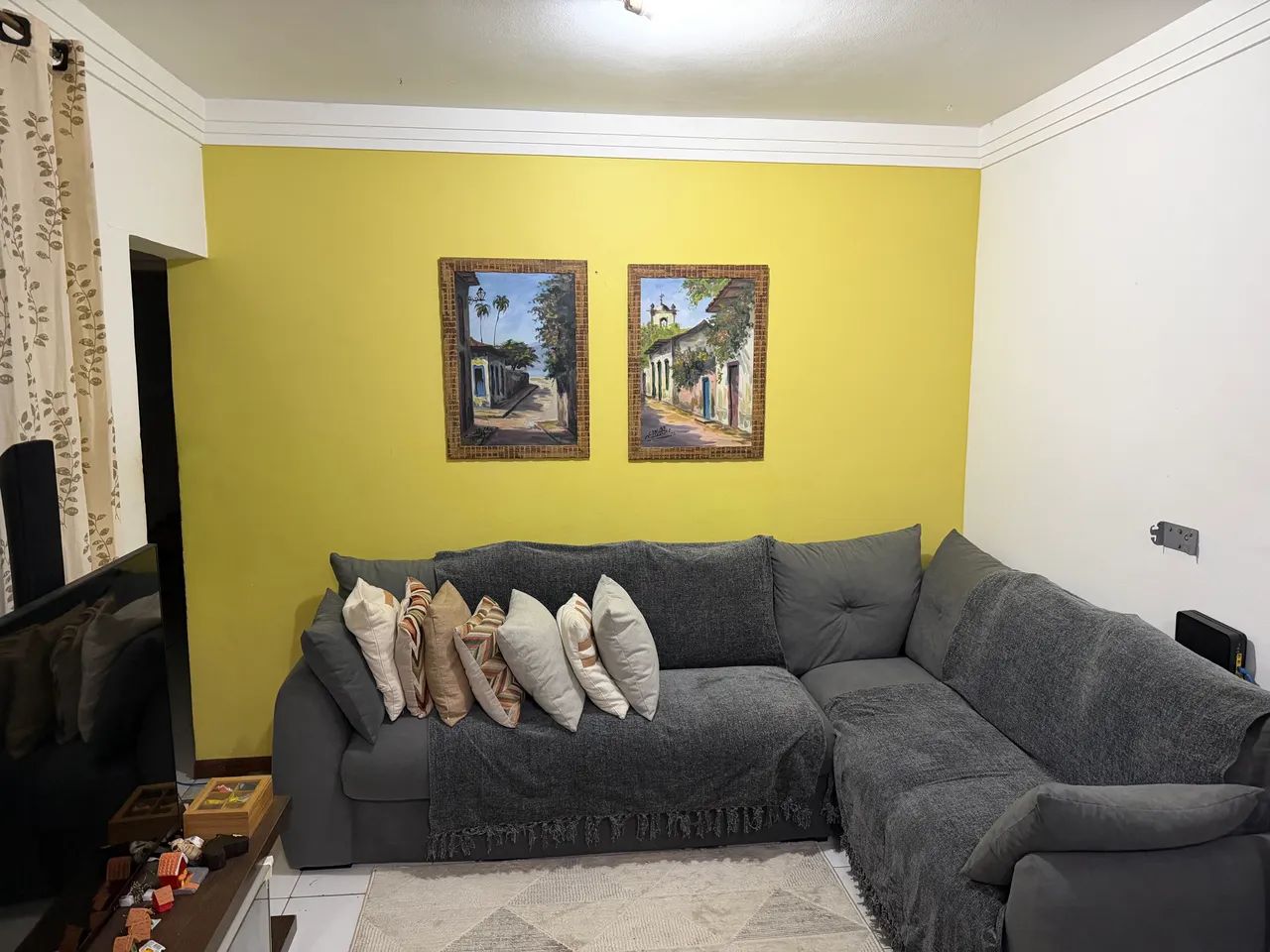 Sofá de canto cinza  - Foto 2