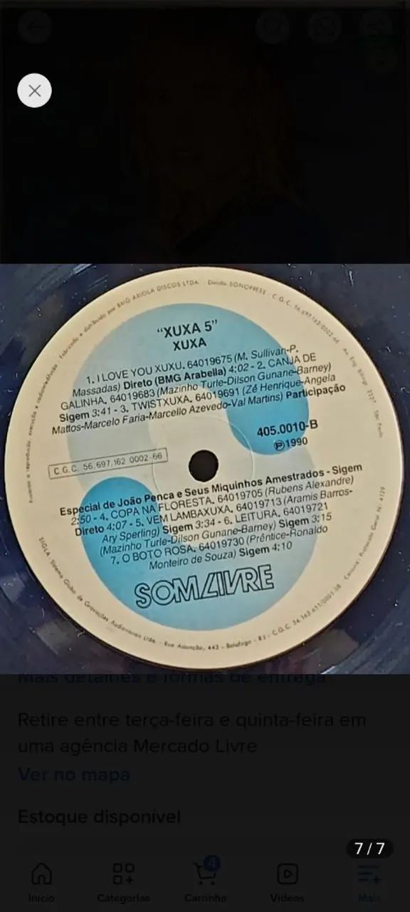 Vinil Xuxa 5. - Foto 4