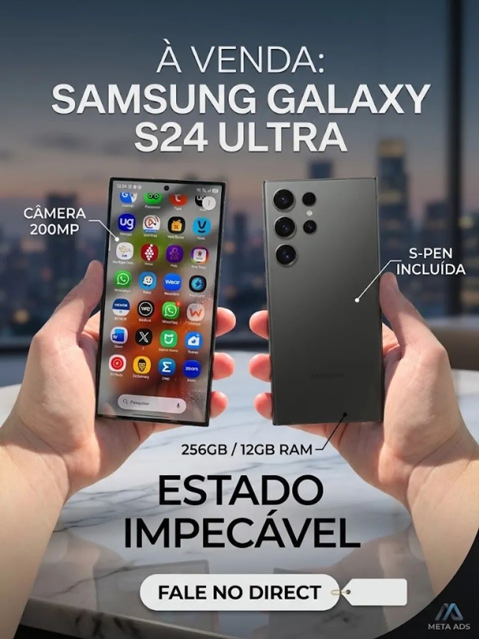 S24 Ultra Samsung - Excelente estado
