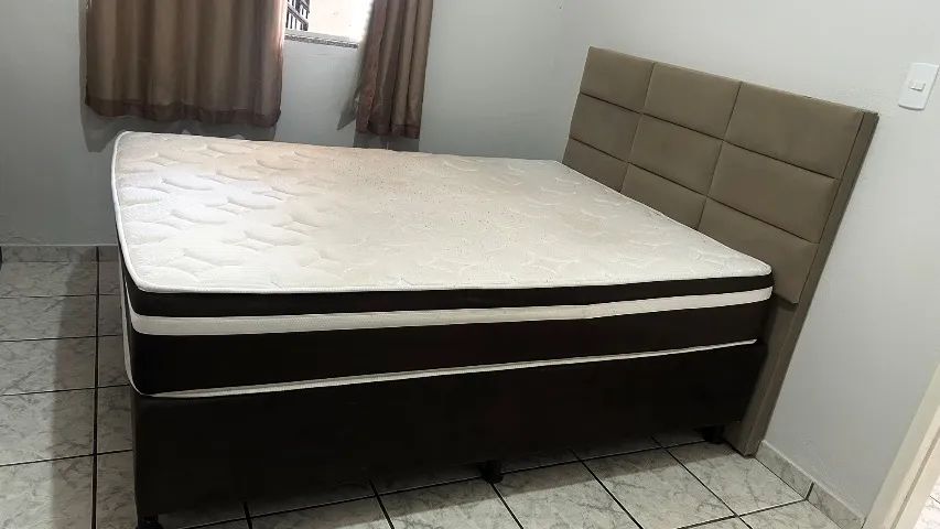 Cama box casal + Cabeceira 