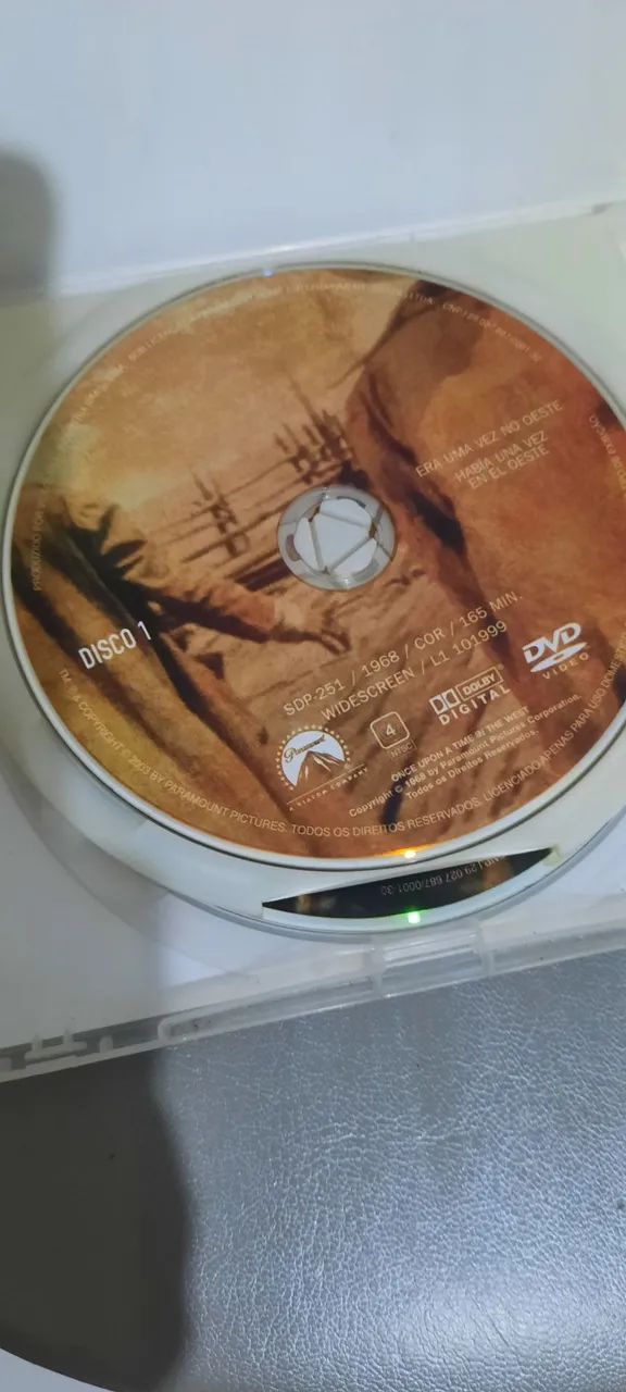 DVD DUPLO ERA UMA VEZ NO OESTE ORIGINAL  - Foto 3