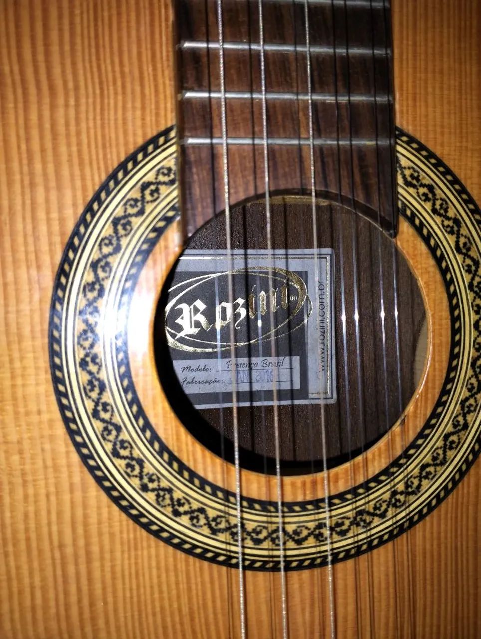 Viola Caipira elétrica Presença Brasil 2016- Rozini TROCO EM GUITARRA - Foto 2