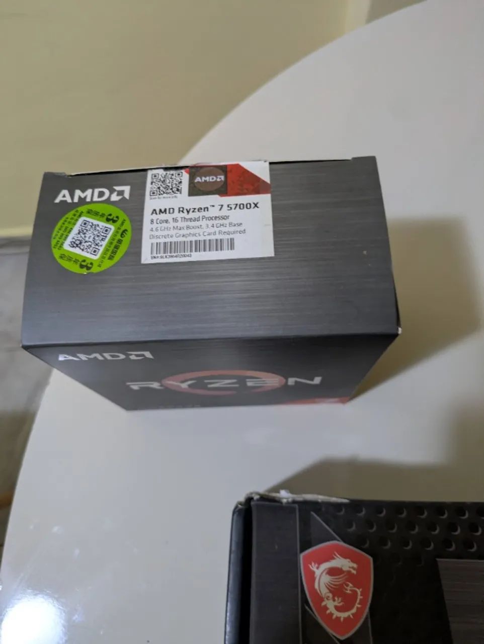 Processador AMD Ryzen 7 5700X (AM4) - 8 Núcleos / Impecável / Aceito OLX Pay - Foto 2