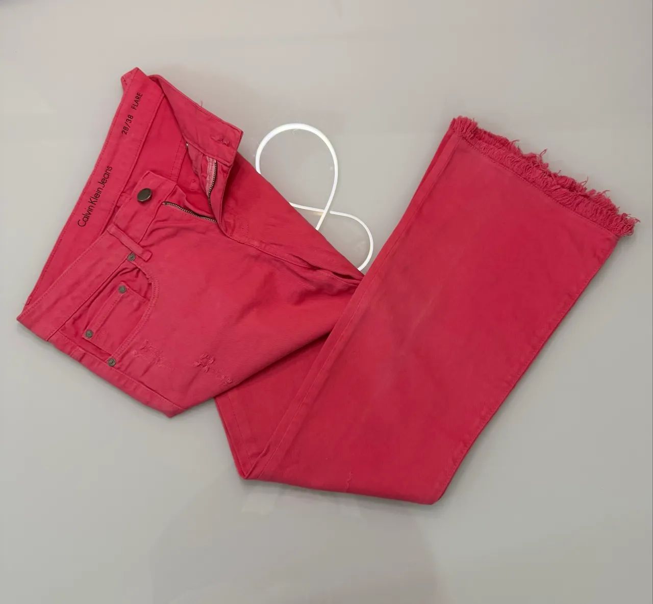 Calça Flare Rosa Calvin Klein - Foto 2