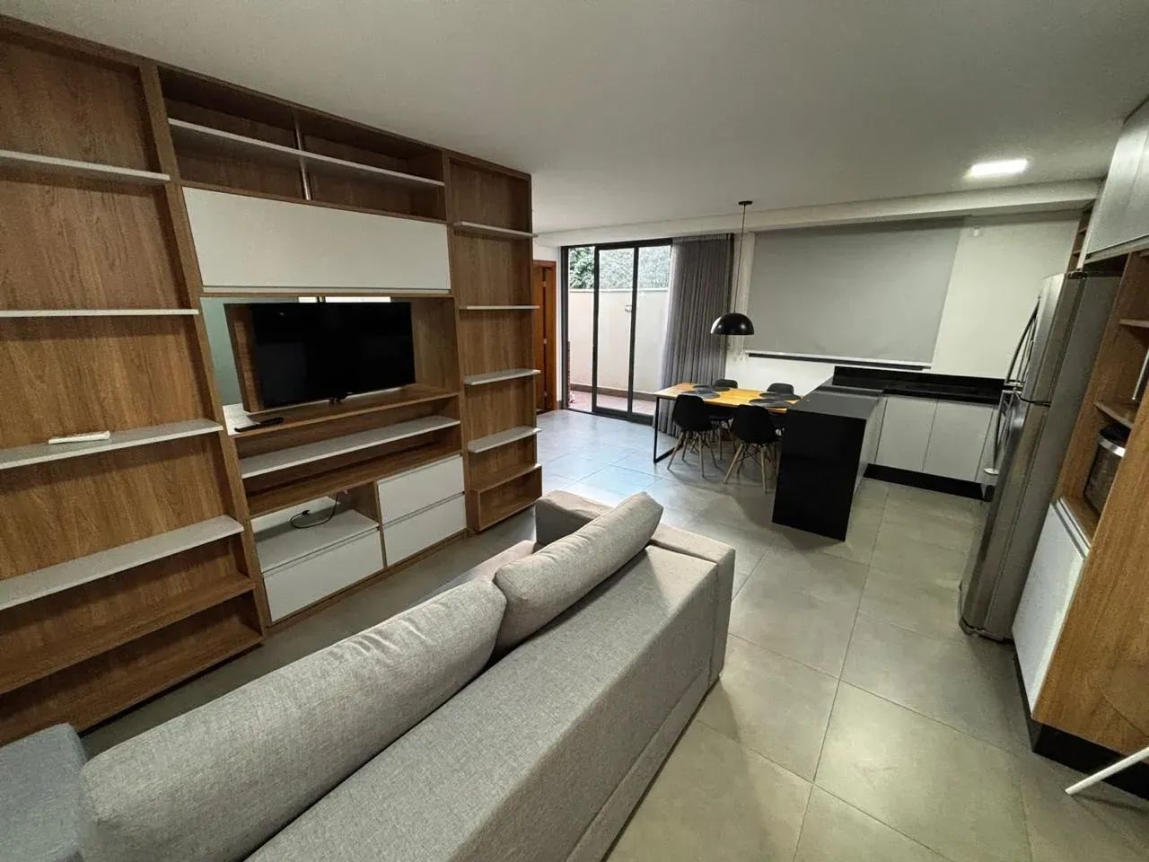 Studio 1 quarto com área privativa, 100% mobiliado, Funcionários, BH - Foto 5