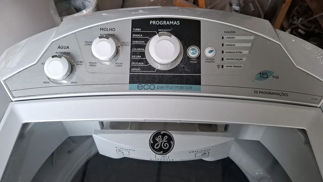 Máquina de Lavar Roupa ge 15kg 