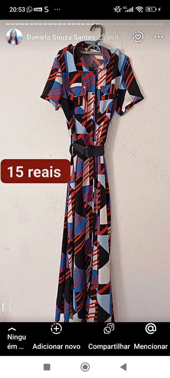 Vestido blusa macacão bom estado - Foto 4