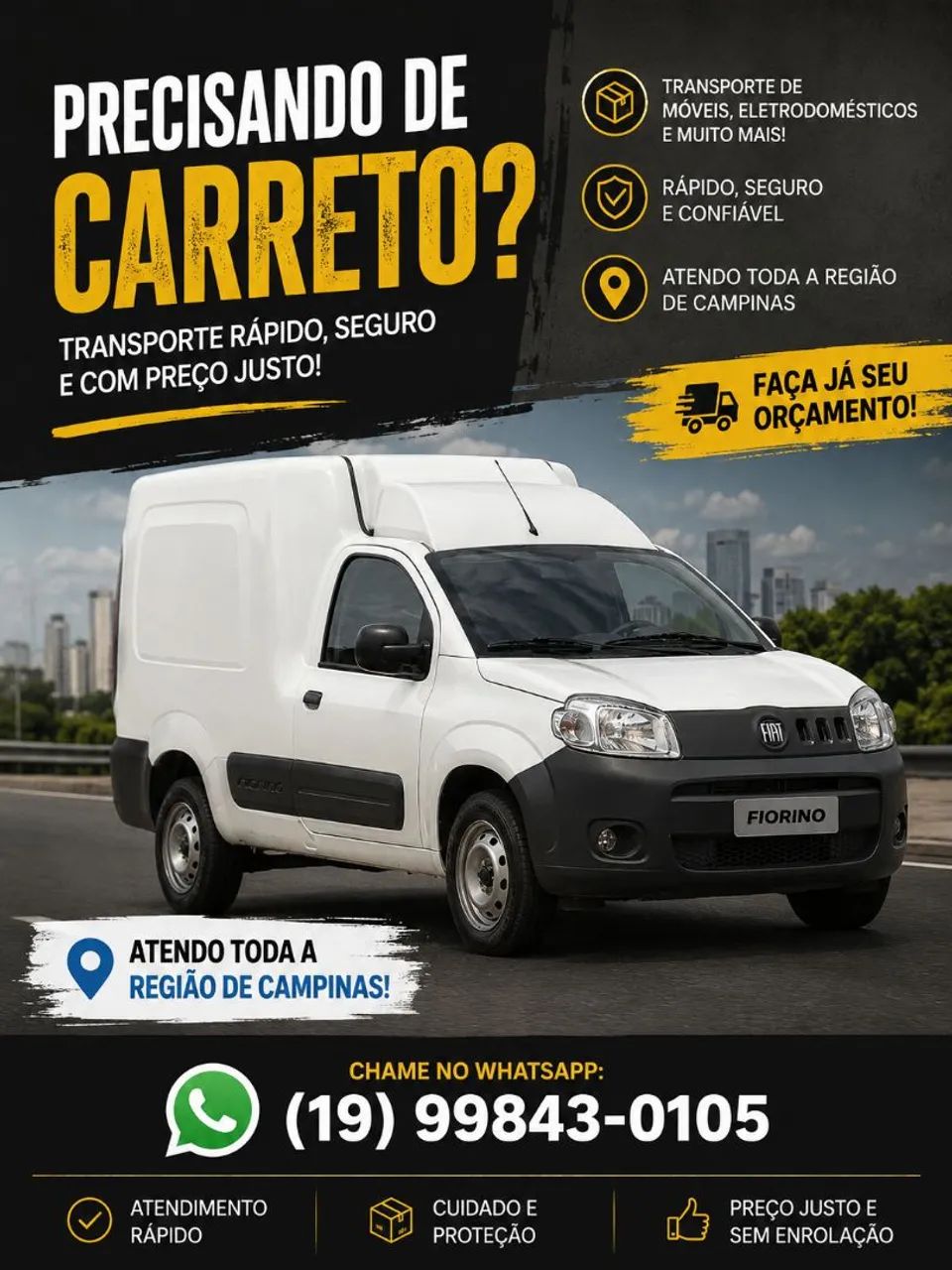 Trabalhamos com Carreto
