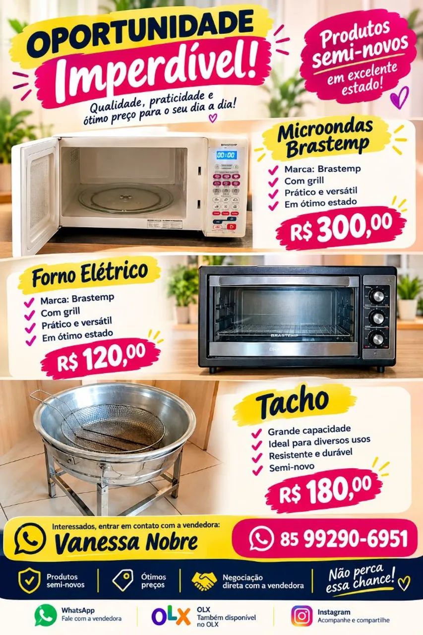 Microondas seminovo - Foto 3