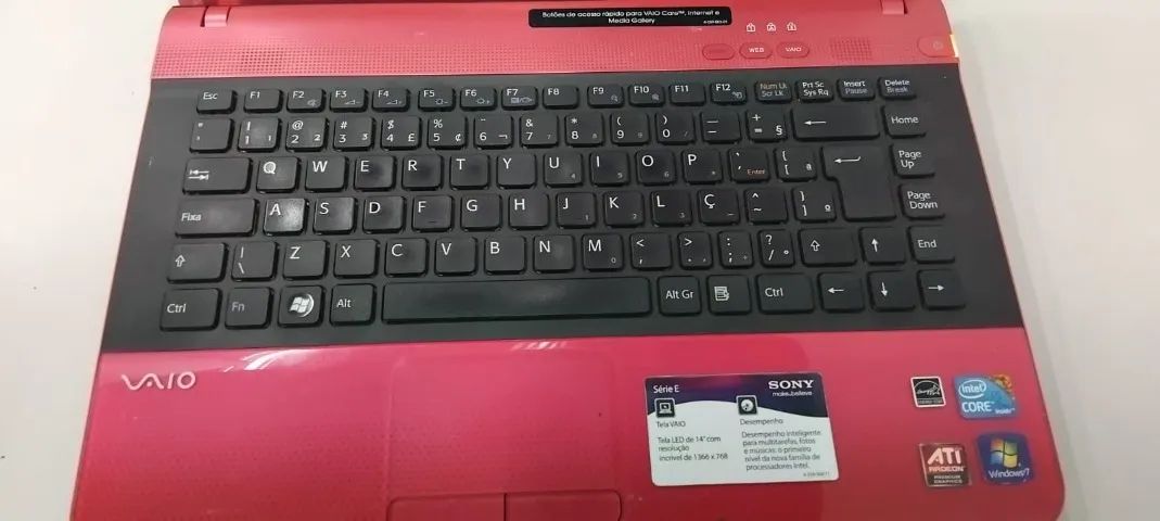 Notebook Sony Vaio Série E Intel Core I5 M330 4gb SSD 120gb Bateria Sem Garantia - Foto 3