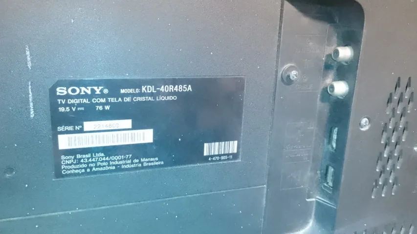 Tv Sony LCD 40 polegadas com defeito - Foto 3