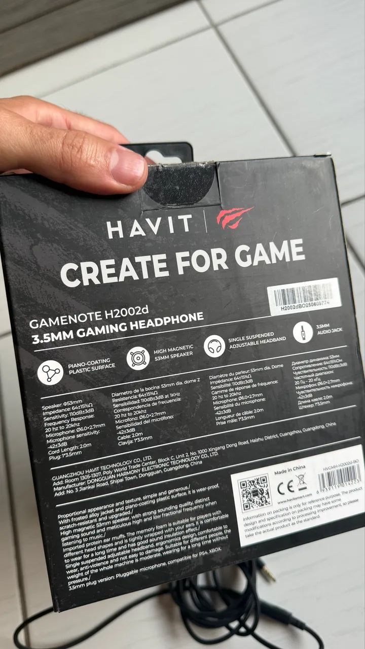 Fone Gamer Havit - Foto 2