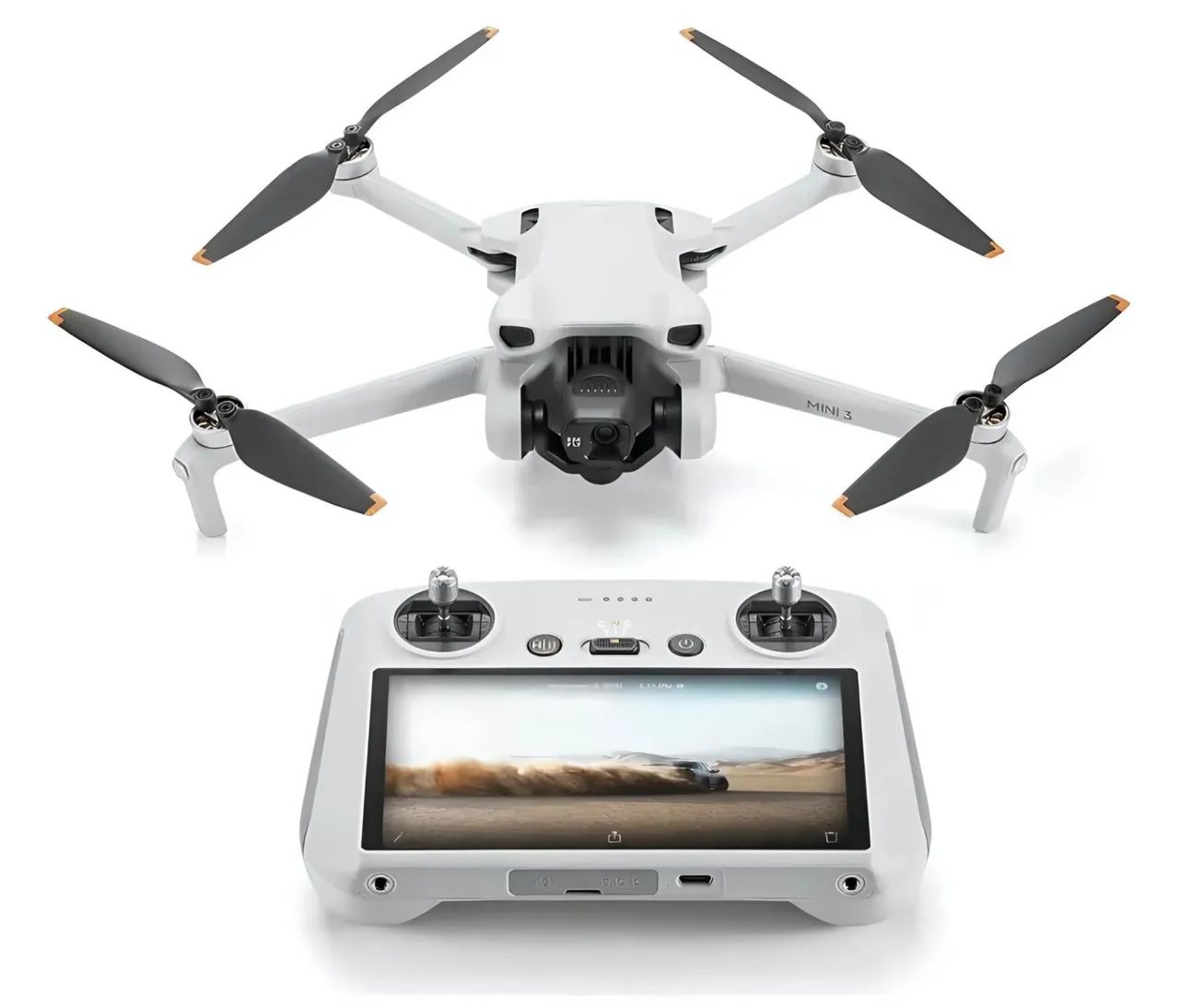 Drone Dji Mini 3 Rc (Com Tela) Novo e Lacrado! - Foto 2