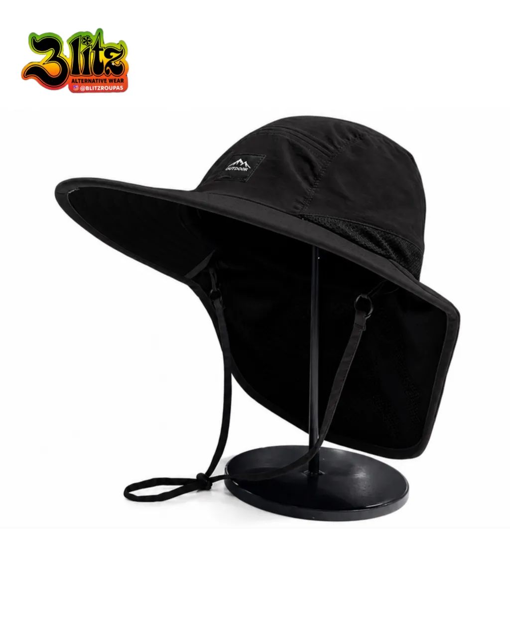 Chapéu com Proteção Solar Pescador