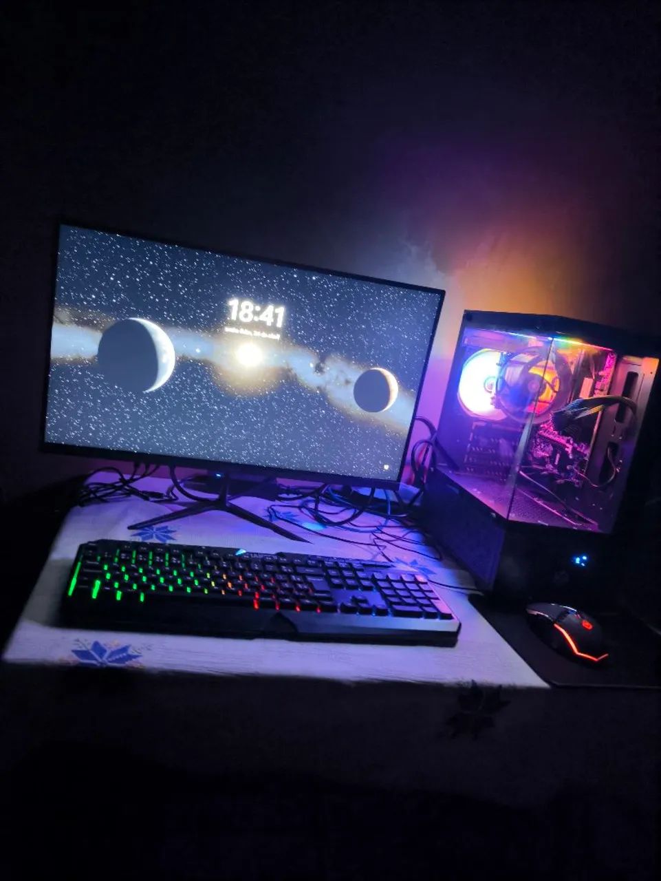 Pc gamer completo Ryzen 5600gt com Vega 7