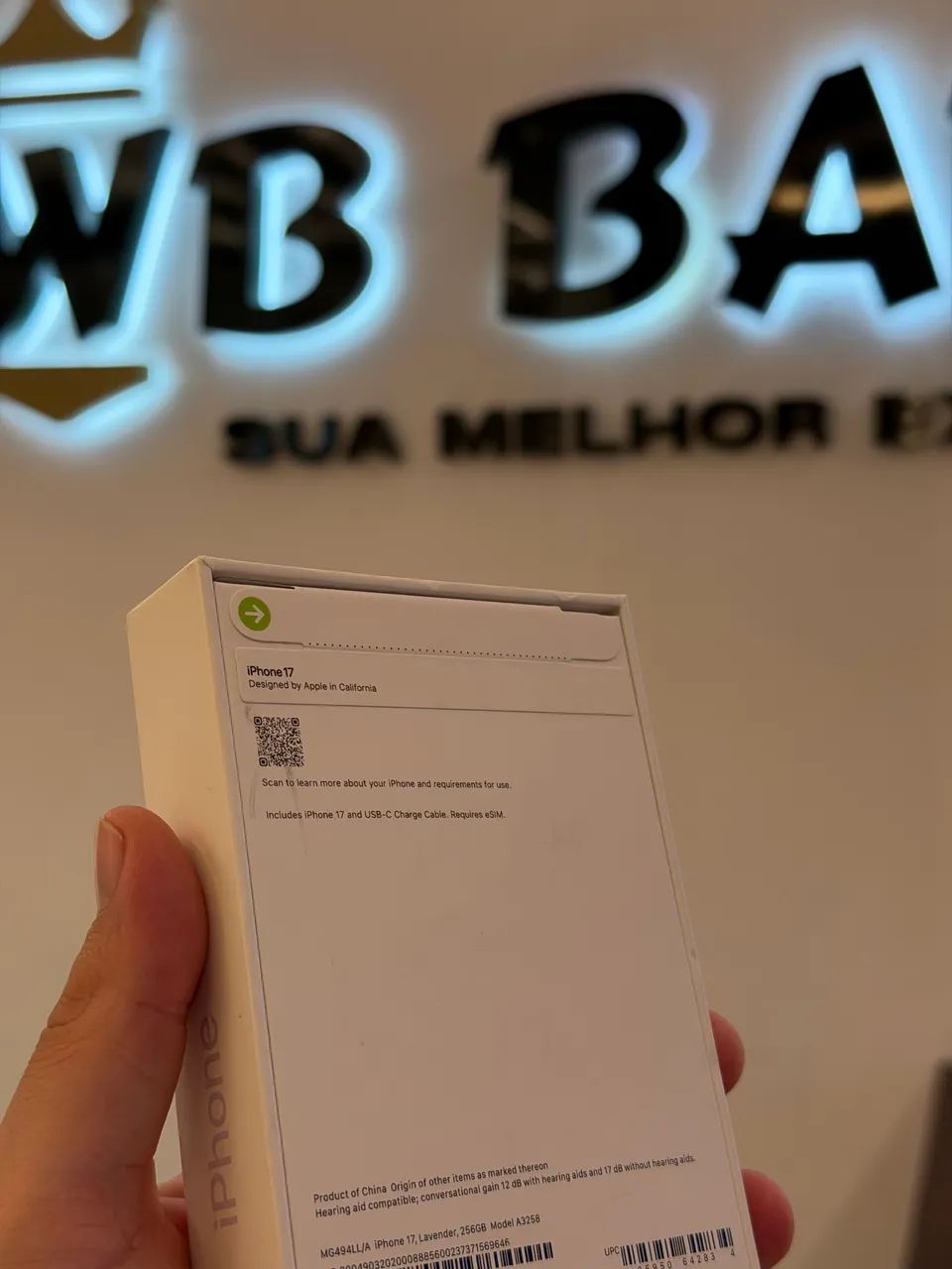 iPhone 17 256gb Lilás Novo Lacrado | Loja Física  - Foto 3