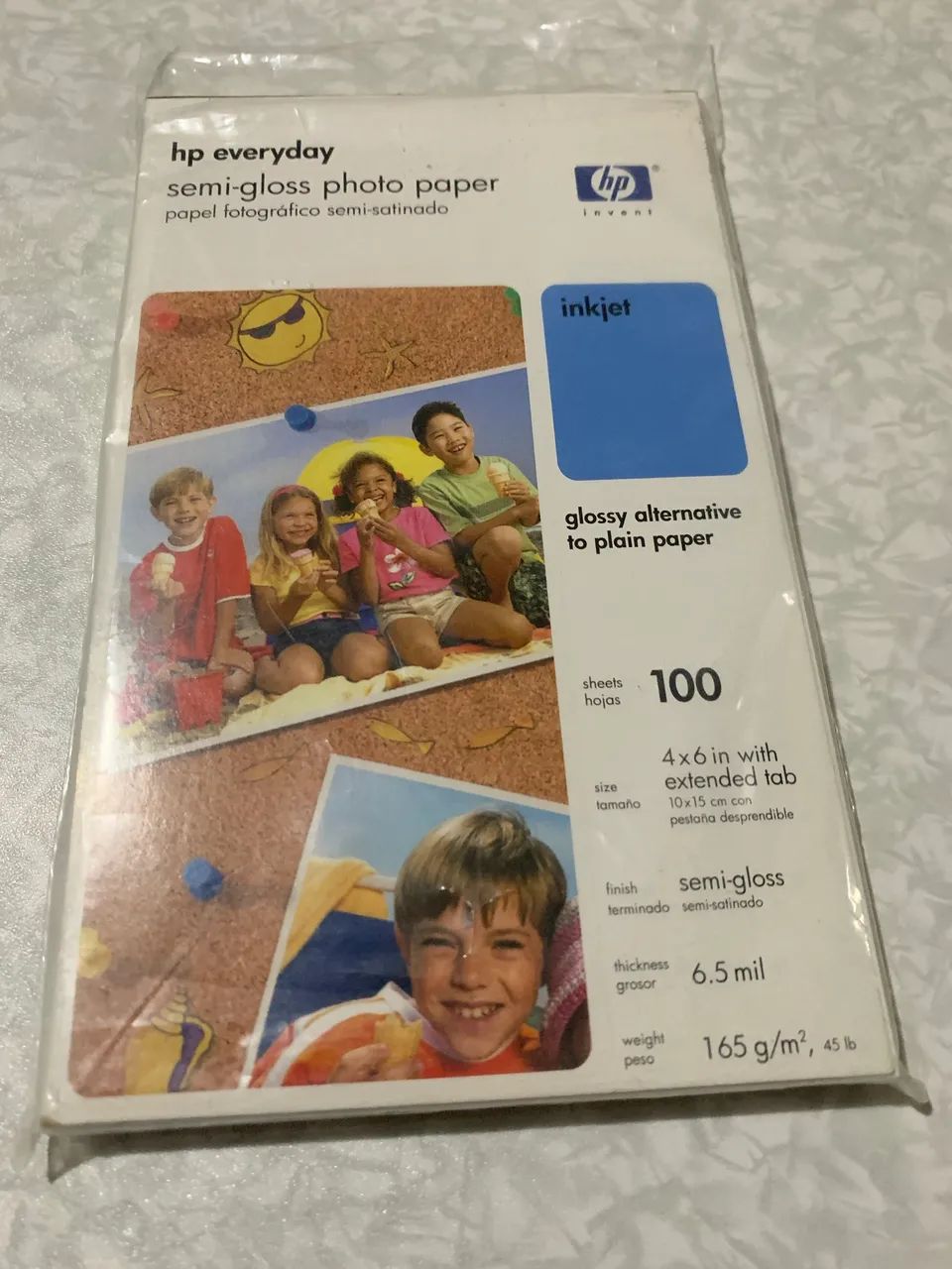 PAPEL FOTOGRÁFICO SEMI- SATINADO - 100 UNIDADES 