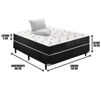 Cama Box de casal - Valor mais barato por motivo de mudança de cidade - Foto 2