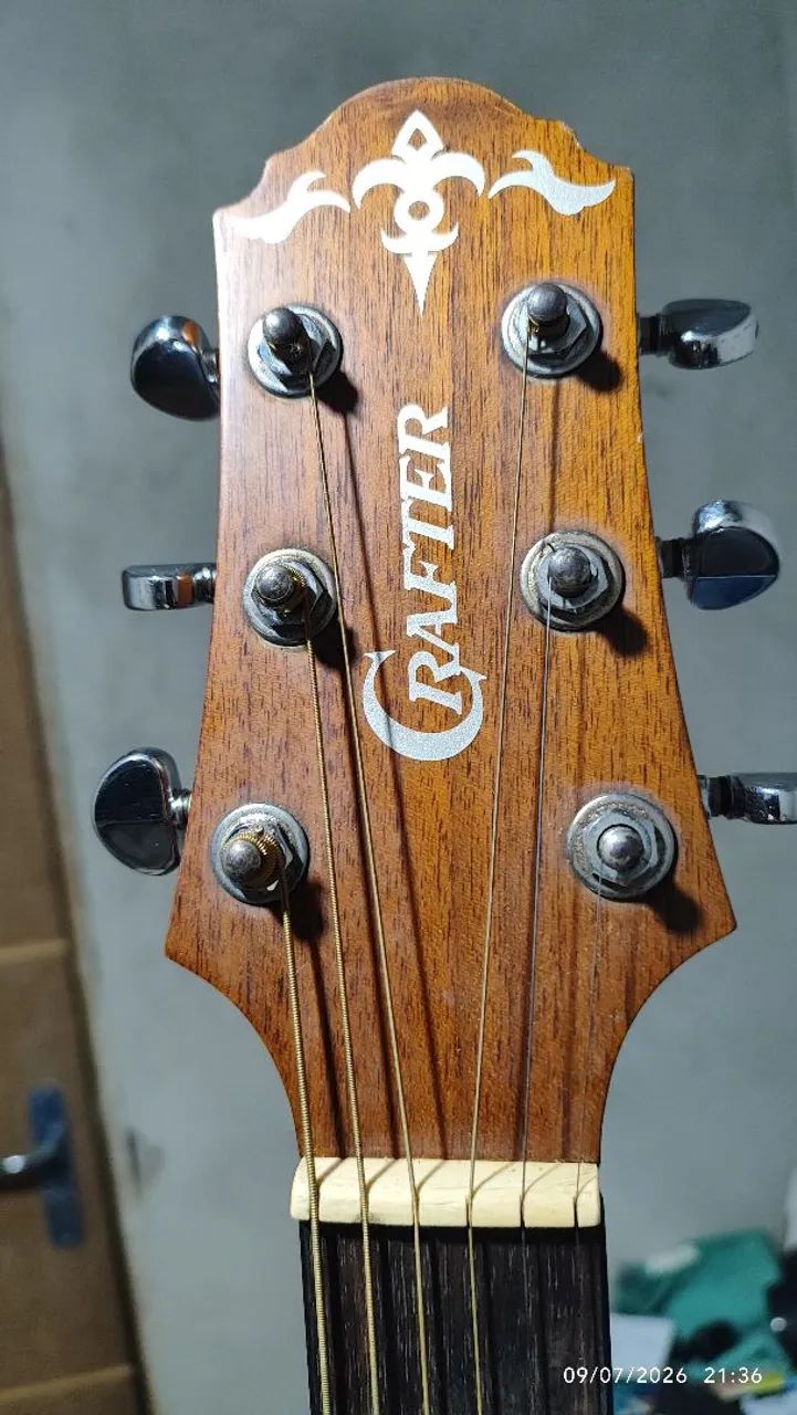 Violão Crafter Lite-TE/CD Eletroacústico Coreano - Tampo Sólido - Foto 2