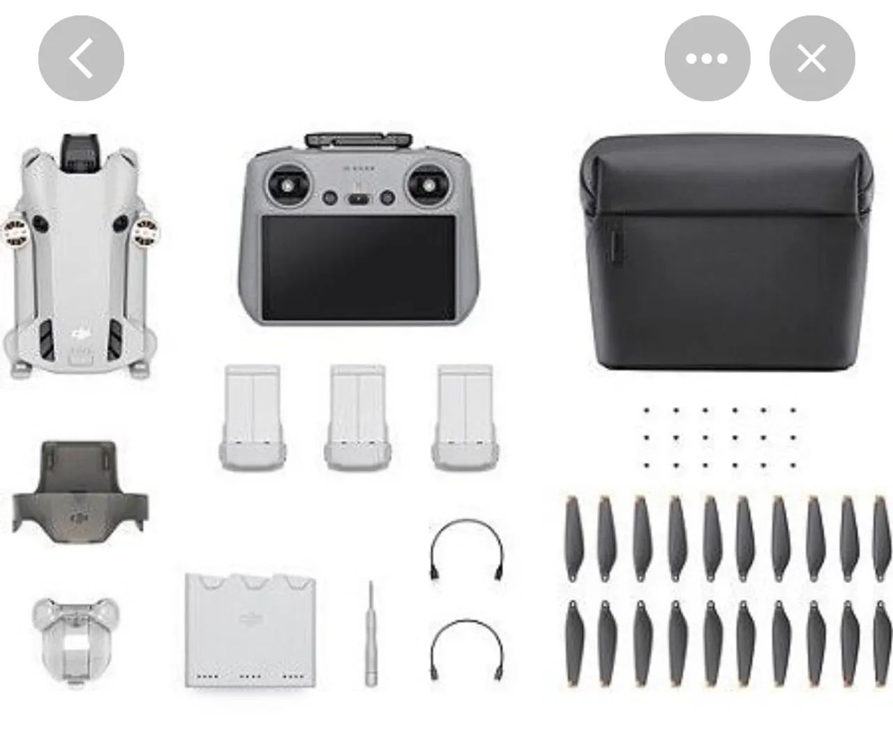 Drone mini 4 pro completo ? 