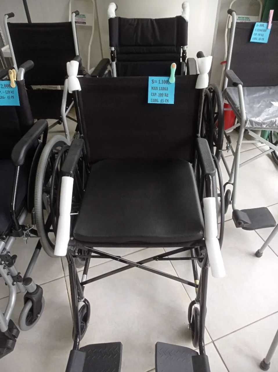 Cadeiras de rodas (novas e usadas) - Foto 4