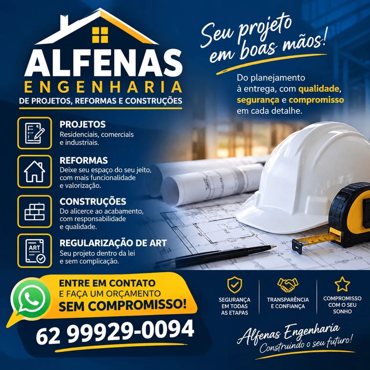 PROJETOS, CONSTRUÇÕES E REFORMAS 