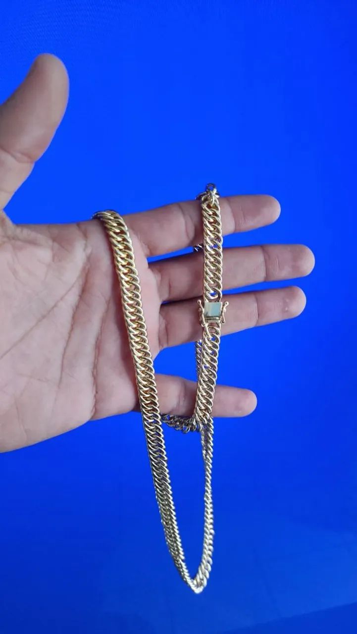 Cordão banhado a ouro 18k  - Foto 5