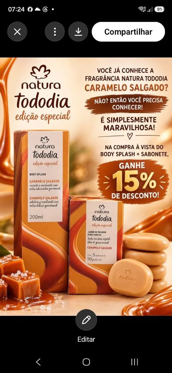Produtos natura.  Caixa de sabonete Ekos. - Foto 3