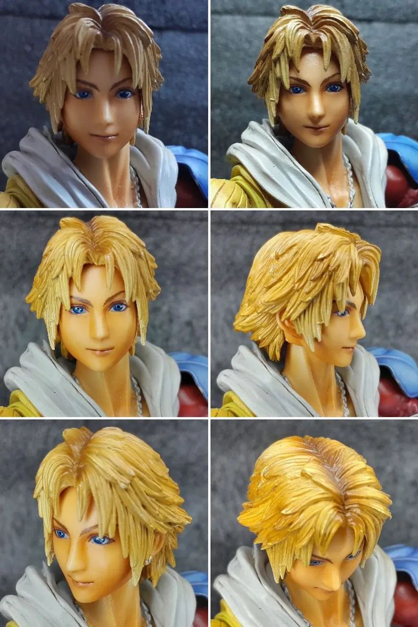 Play Arts Kai Tidus Final Fantasy X 10 Original  - Foto 3