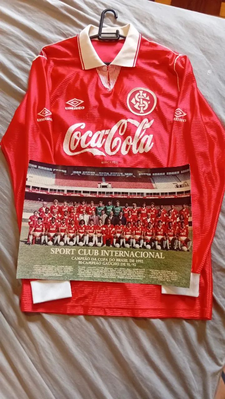Camisa internacional 1992/93 modelo jogador