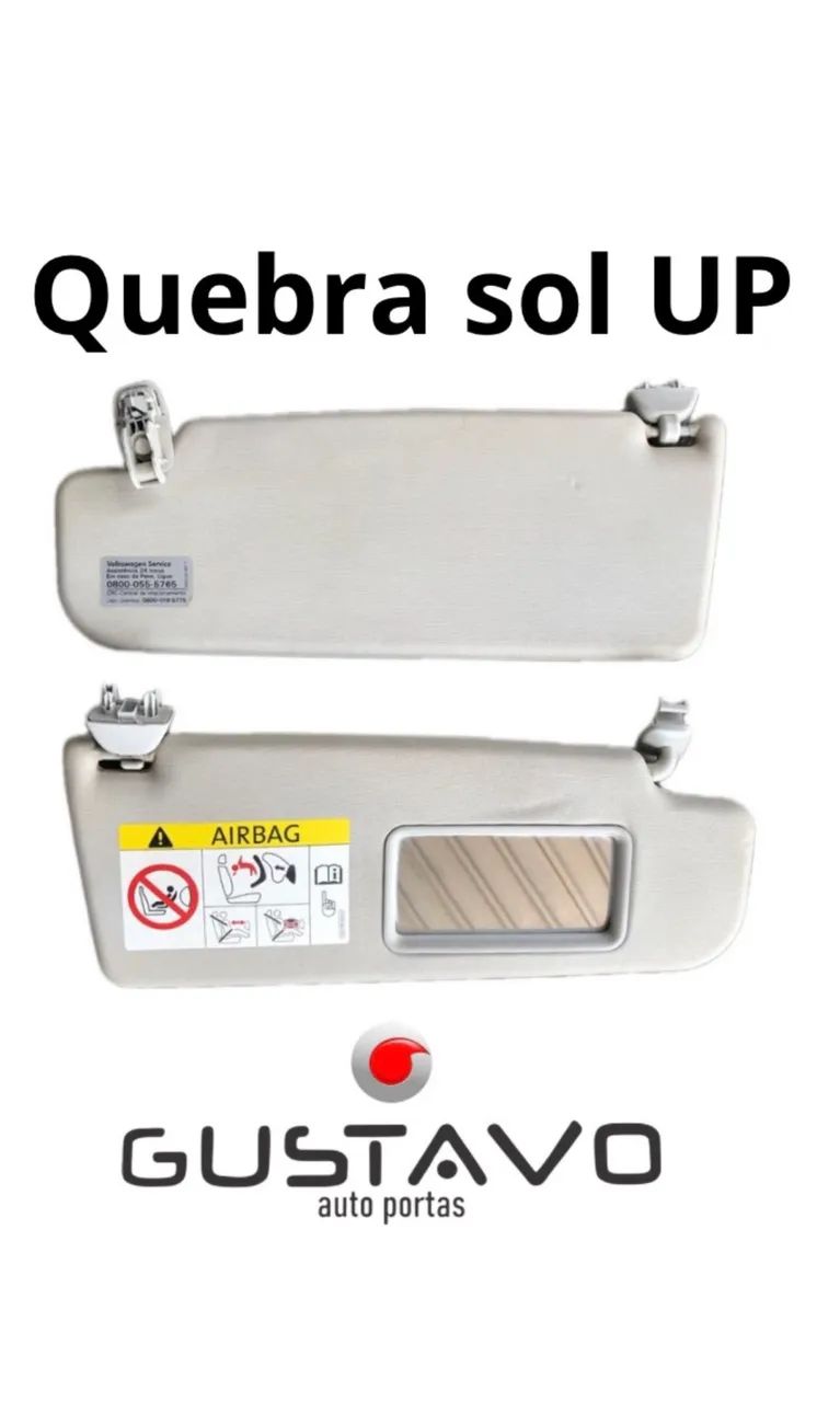 Quebra sol cinza claro do UP
