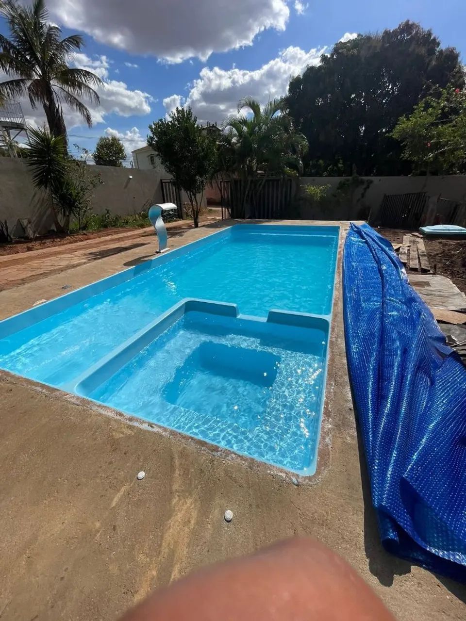 Piscina com SPA e hidro 