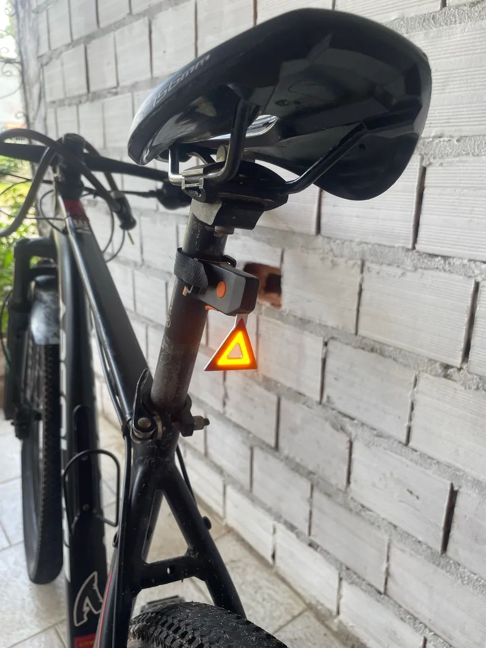 Sinalizador de bike triângulo  - Foto 3