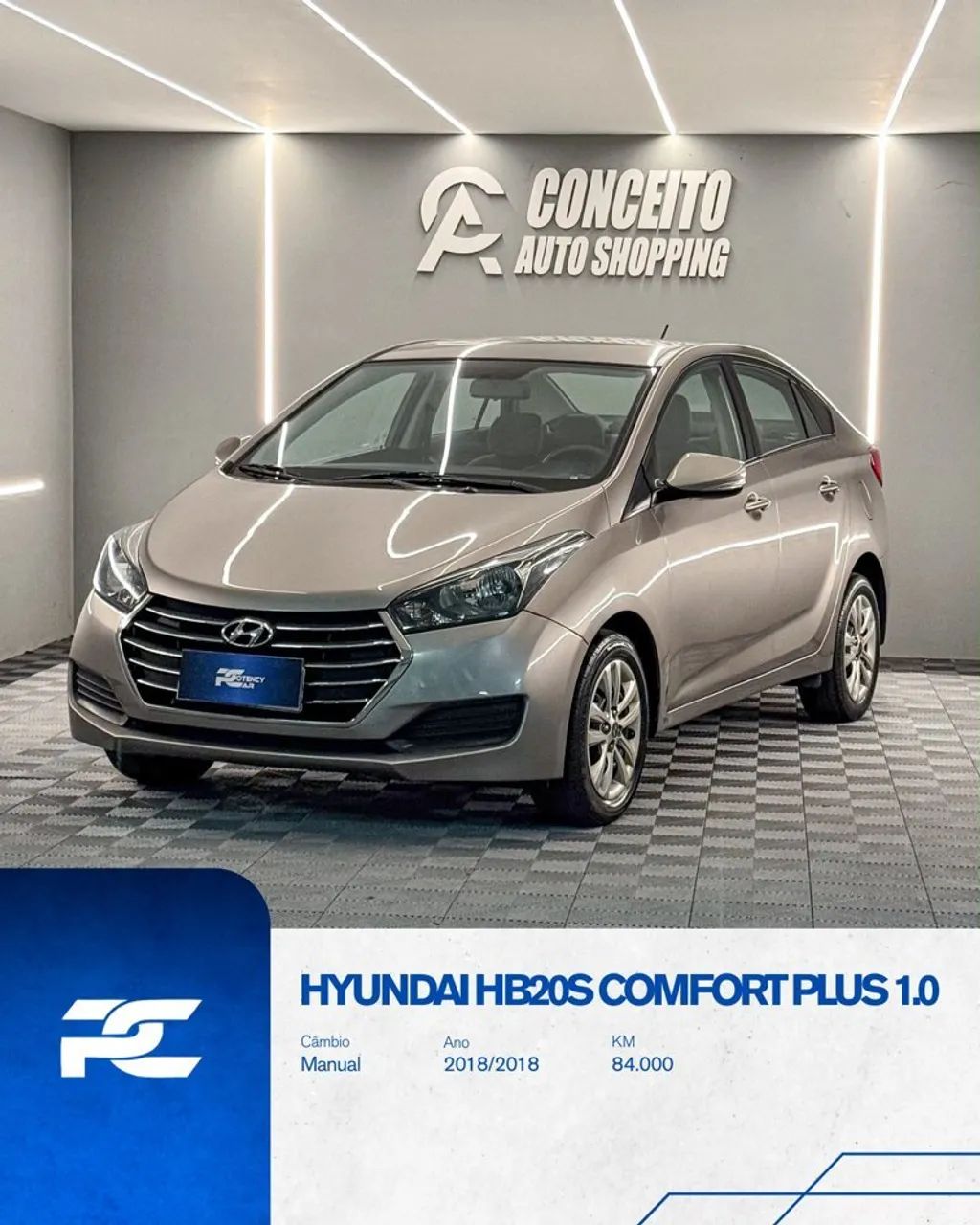 Hyundai Hb20S HB20S Comfort Plus 1.0 TB Flex 12V Mec. 2018