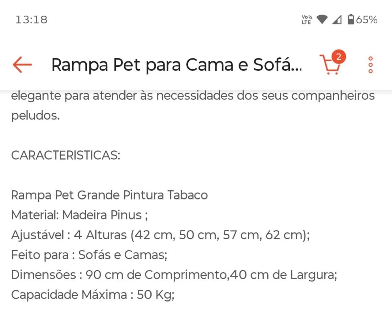 Rampa para cachorro