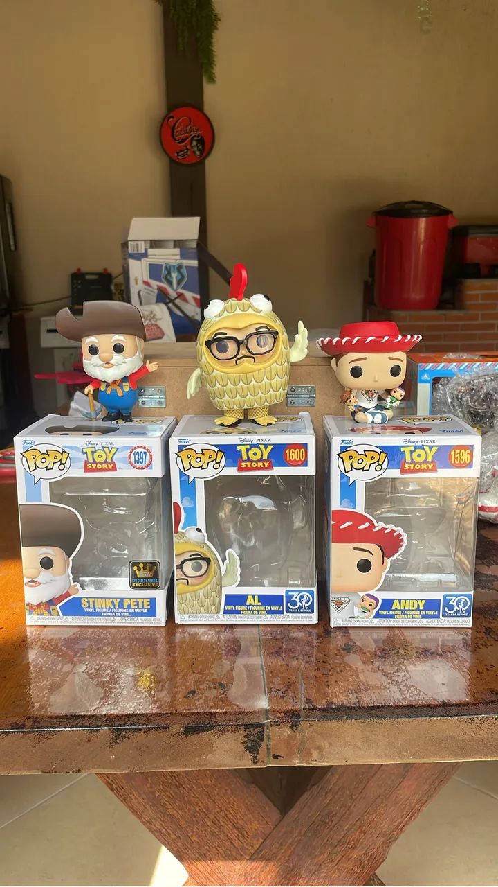 Funko pop toy Story R$150 Cada
